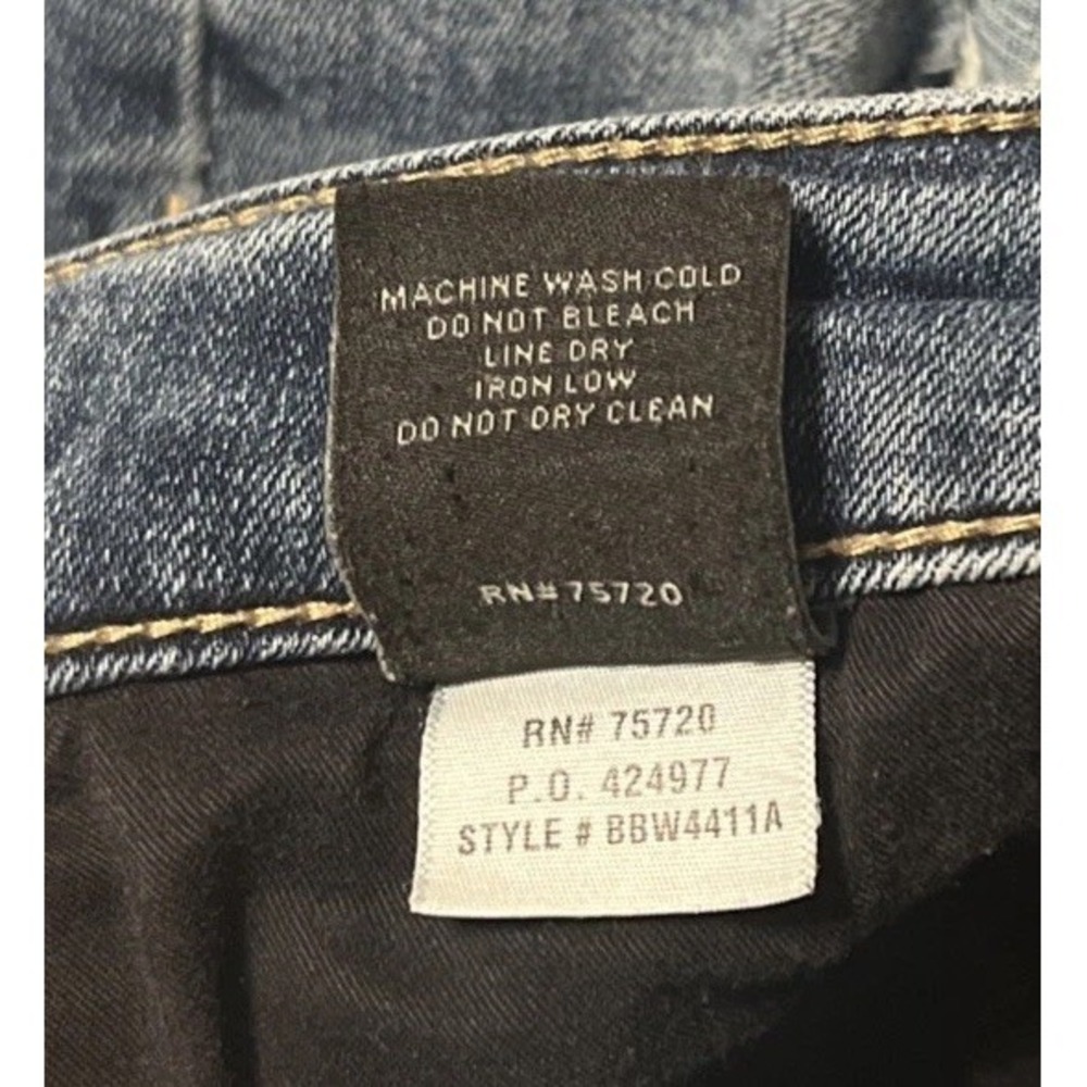 Buckle Black Fit No. 53 Skinny Stretch Mid Rise Distressed Jeans SZ 30 (32x26) - Picture 6 of 16